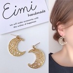 【EIMI】大人のお月様ゴールドチャーム＊ ピアス/イヤリング