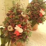 松ぼっくりのクリスマスツリー（小さめ）