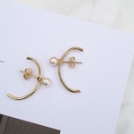 パールイヤカフ ピアス/イヤリング