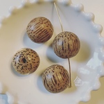 再販無し◆ デッドストック 19mm ビーズ ウッド