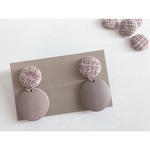 knit cabochon × greige wood