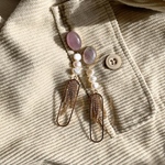 amethyst  freshwater pearl