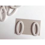 grey oval ring