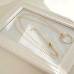 2way Necklace　雫とパール