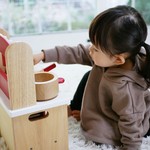 ゆったりシルエットの変形パーカー120cm