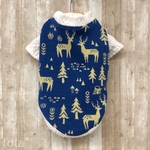 トナカイとツリーのTシャツ 