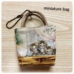  vintage CATのミニチュアバッグ