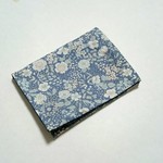 花柄★ポケットティッシュケース★ブルー