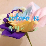 レインボーカラージャイアントフラワーcotoro様専用