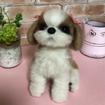 羊毛フェルト　♡Love♡シーズーちゃん