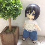 【SALE】オビツ11サイズ フリルTシャツとガウチョセット