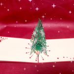 送料無料！手作りクリスマスポップアップカードデザイン４handmade Christmas card Christmas tree  