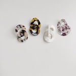 acrylic w ring earring