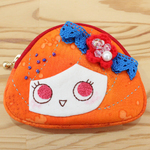 50%OFF！おちゃめさんポーチ・小サイズ/キノコ(pe560)