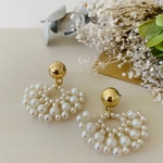 一点物＊Pearl  × gold Pierce
