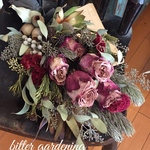 Sweet  Chic 薔薇色bouquet スワッグ