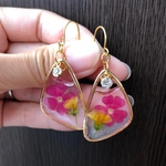 押し花ピアス[送料無料]