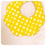 北欧風マスタード格子柄のもくもくスタイ