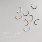 line curve earring