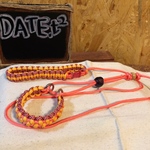 パラコード【小型犬用】オシャレ可愛い個性的♡首輪一体型リード(チョークタイプ)