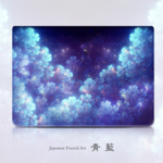 青藍 - 和風 iPadケース【レザー製・タブレットケース】