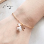 New❤︎white lily bracelet