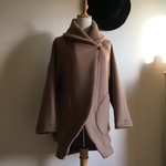 カシミヤウールBEで作ったショールカラーコート