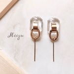 No.20❤︎vintage clear stick pierce