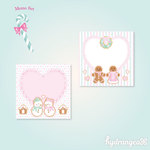 【sweets pink Xmas-cookies-】メモ紙セット