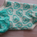 【S・袖付き】ワンダフク☆ドッグウエア～バンビミント