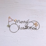 ワイヤーアート クリスマス 雪だるま ワイヤークラフト