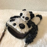 sodaame様専用パンダ親子ポシェット🐼💕