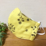 8層 幅広ゴムのおやすみマスク  花カラシ