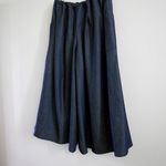 6オンスデニムロングギャザーパンツ　着丈83cm