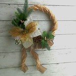 クリスマスからお正月まで2wayリース(27cm)クリスマス　お正月　結婚　新築祝い　誕生日　プレゼント　