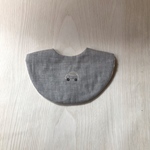 【展示見本品】シンプルスタイ グレー くるま刺繍