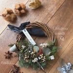 natural wreath クリスマス