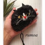 154 黒猫chanミニポーチ