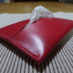 04201210様ご予約品です。他の方のご購入はお控え下さい。革のティッシュケース