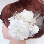 お得な10点セット♡ホワイトヘッドドレス＊結婚式 白無垢 ウェディングドレス