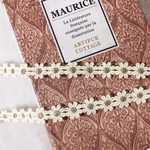＊再入荷＊1m 金糸 マーガレット 花 フラワー ケミカルレース ブレード ページ BK191018 ハンドメイド 手芸 素材