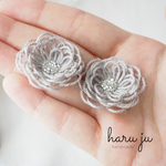 ふわふわダリア＊花びらピアス&イヤリング