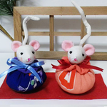 開運干支 お手玉ねずみちゃんB🐭 2020年｜ちりめん細工