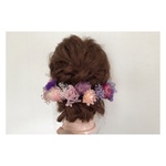 ヘアアクセサリー  髪飾り　ドライフラワー