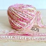 Candy Pink 引き揃え糸 40g