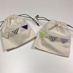 フラッグ巾着袋2点セット