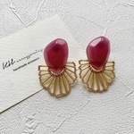 frill : circus(purple×gold) ピアス/イヤリング