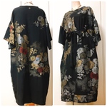 着物リメイク♡菊柄　着物リメイクワンピース