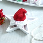たれ耳うさぎ用サンタ帽2　クリスマス　うさぎ用サンタの帽子