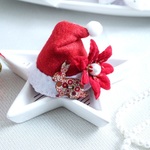 たれ耳うさぎ用サンタ帽4　クリスマス　うさぎ用サンタの帽子
